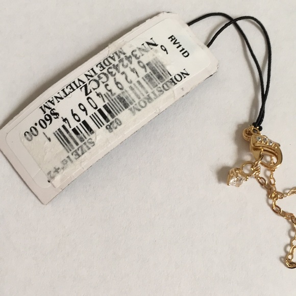 NADRI 18K Gold Plated Brass CZ Necklace - Picture 7 of 8